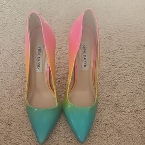 Steve Madden Colorful Gradient Heels